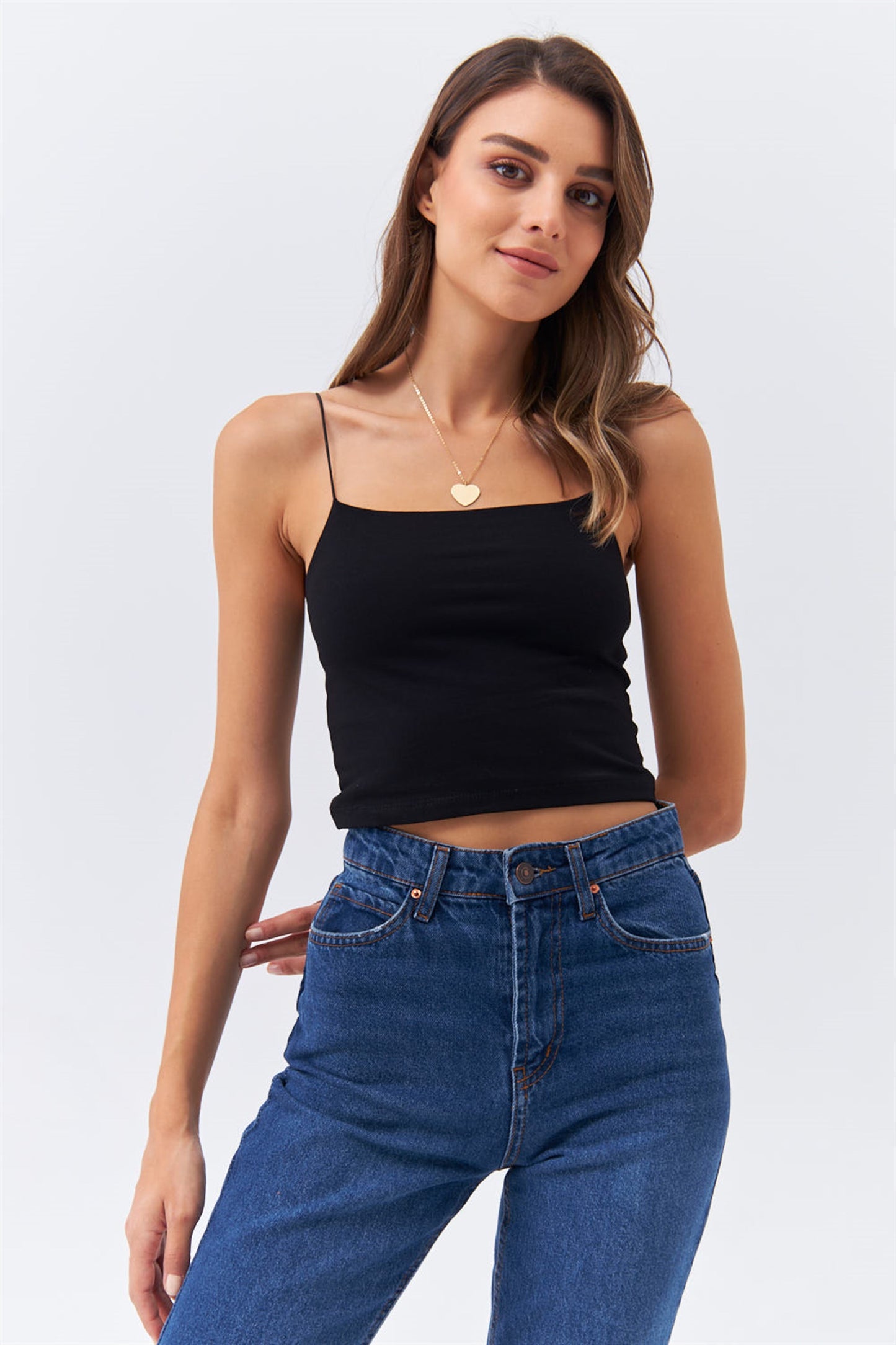 Kırpılmış Üst - Siyah